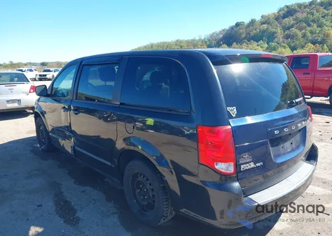 2012 Dodge Grand Caravan Se/Avp из США, поврежденный, VIN 2C4RDGBG9CR341499